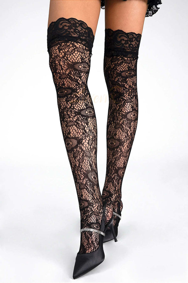 LOVEVVR Raniyah Lace Thigh Socks