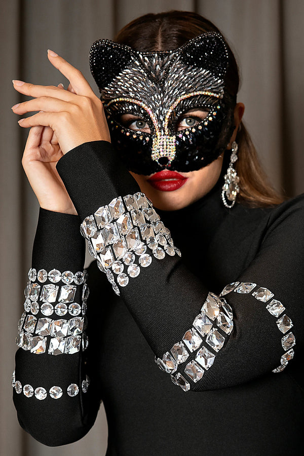 LOVEVVR Lena Diamond Fox Cat Mask