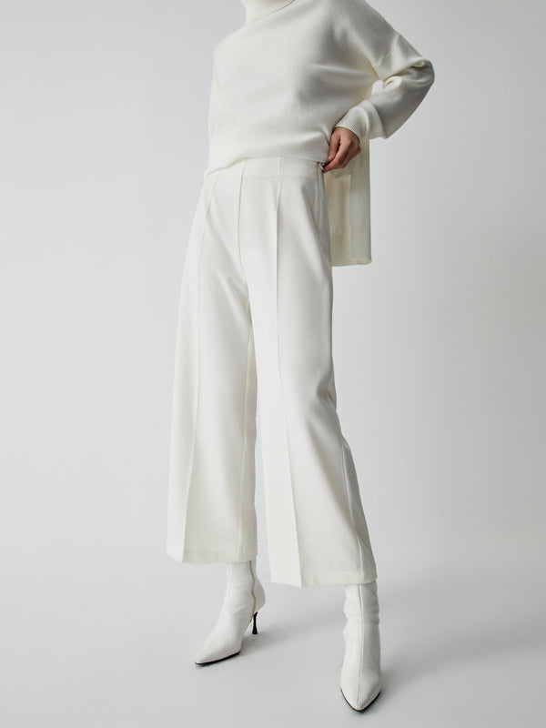 LOVEVVR Effortless Wide Leg Culotte Pants