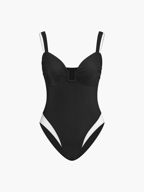 LOVEVVR Contrast One-Piece Swimsuit