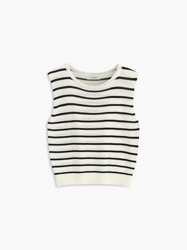 LOVEVVR Classic Stripe Sweater Vest