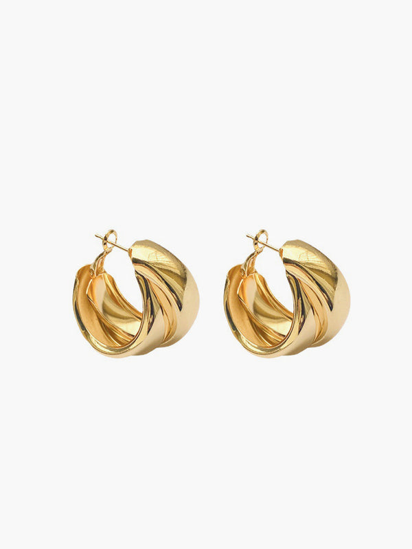 LOVEVVR Double Hoop Earrings