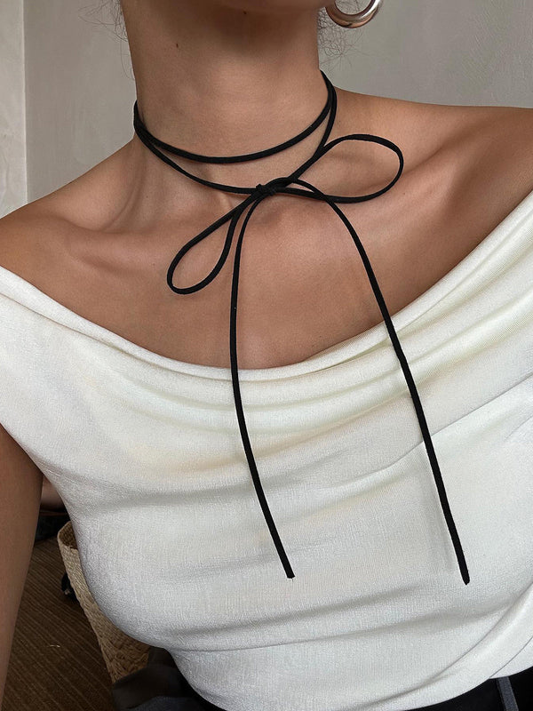 LOVEVVR Cord Wrap Necklace