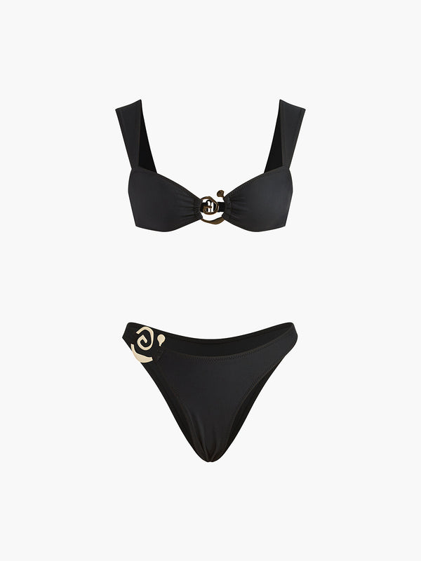 LOVEVVR Golden Spiral Bikini Set