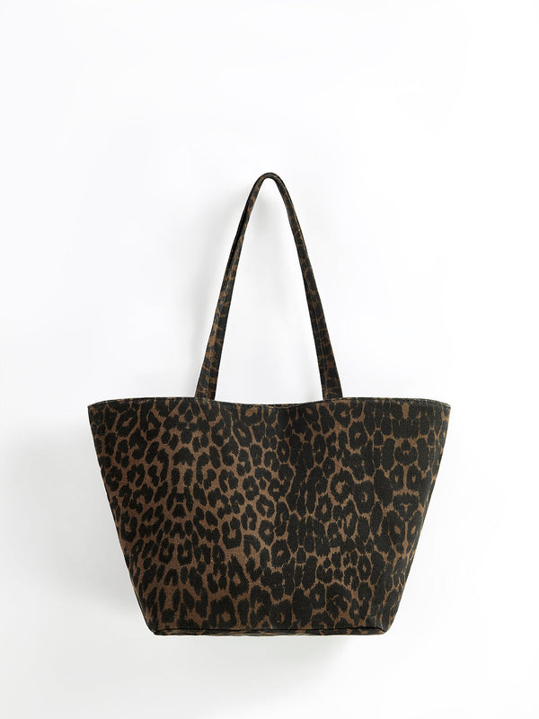 LOVEVVR Leopard Print Shoulder Bag