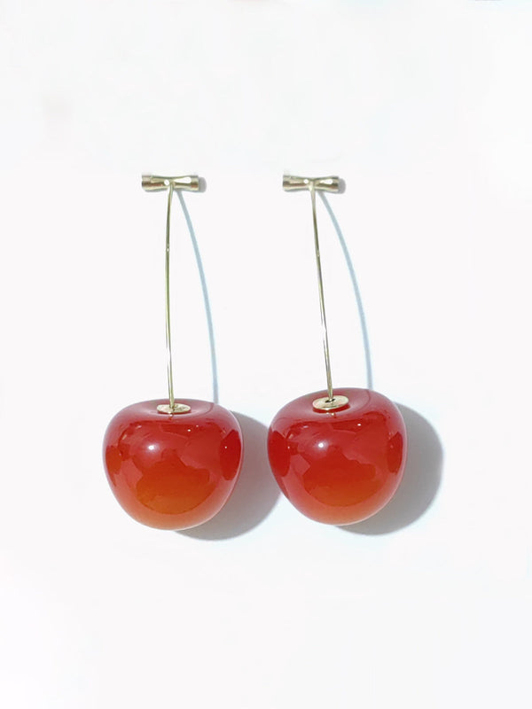 LOVEVVR Charming Cherry Earrings