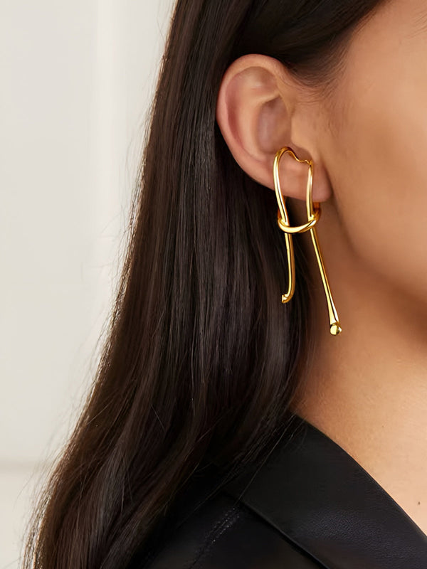 LOVEVVR Exaggerated Retro Long Earrings