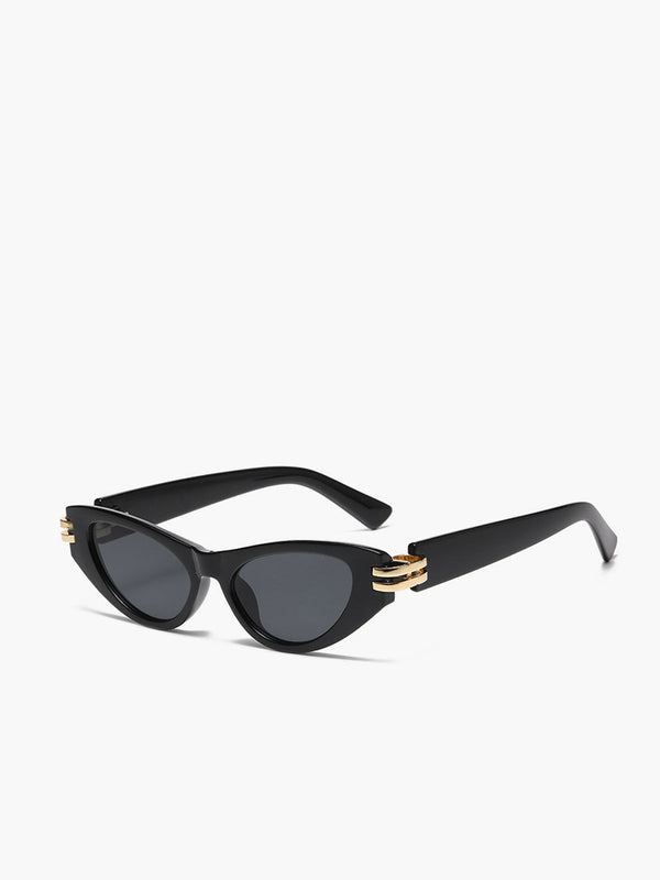 LOVEVVR Cat Eye Black Frame Sunglasses