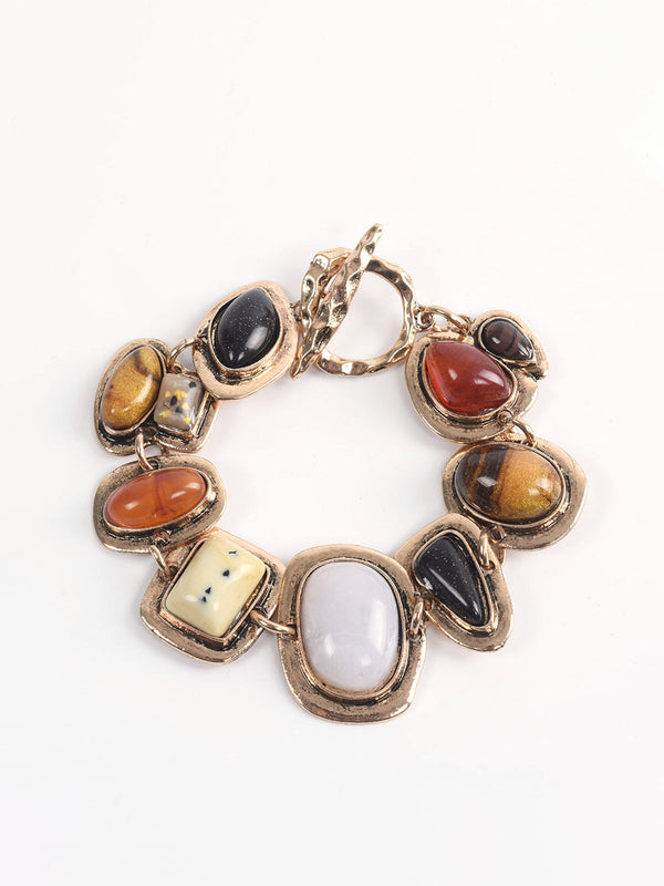 LOVEVVR Boheme Geometrical Stones Bracelet