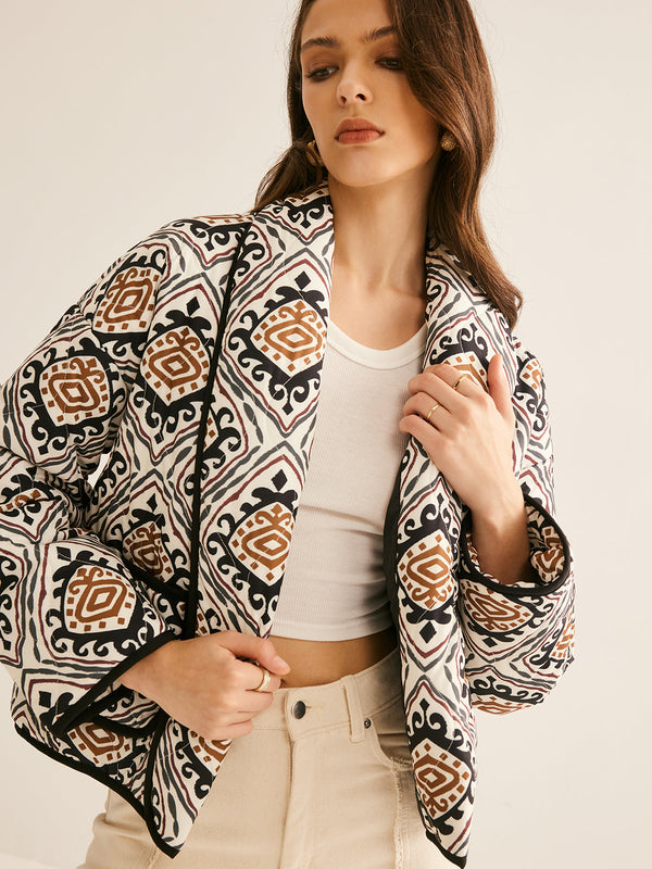 LOVEVVR Boheme Printed Winter Coat