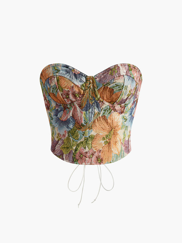 LOVEVVR Drawstring Wrap Corset