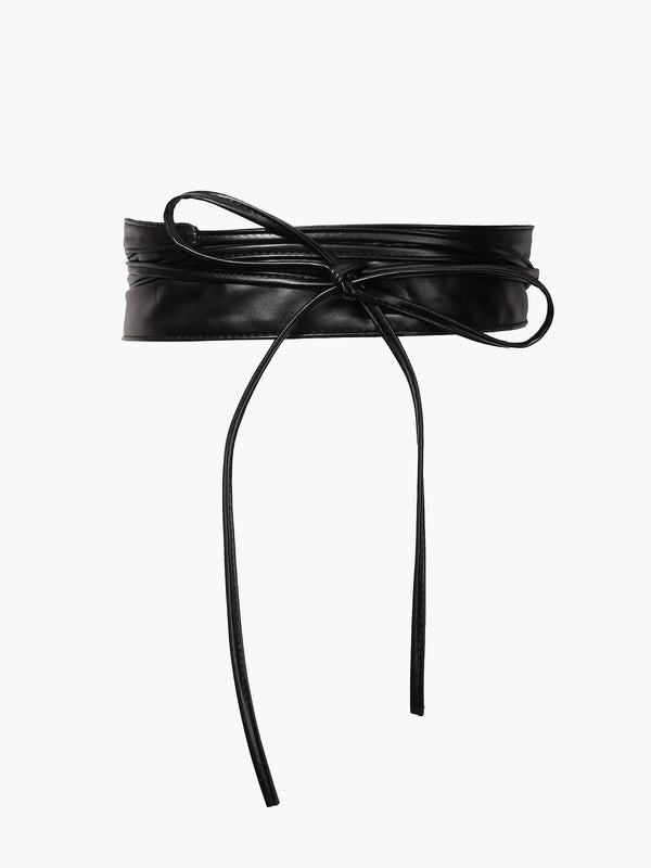 LOVEVVR Bow Wide Waist Belt