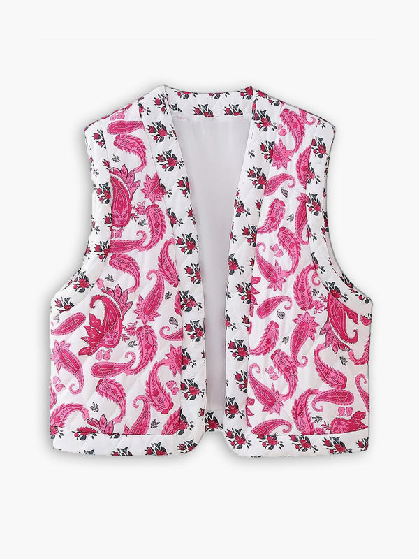 LOVEVVR Boheme Printed Warm Vest