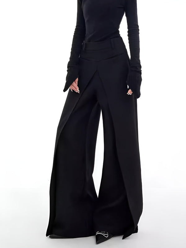 LOVEVVR Casual Wide-Leg Thin Pants