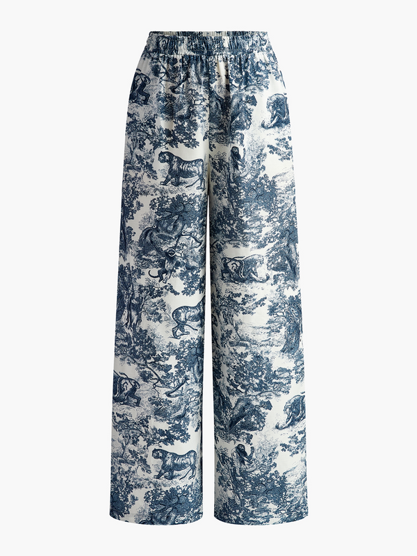 LOVEVVR Boheme Printed Elastic Waist Pants