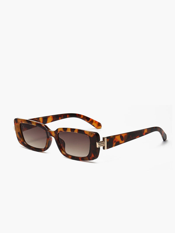 LOVEVVR Leopard Printed Square Sunglasses