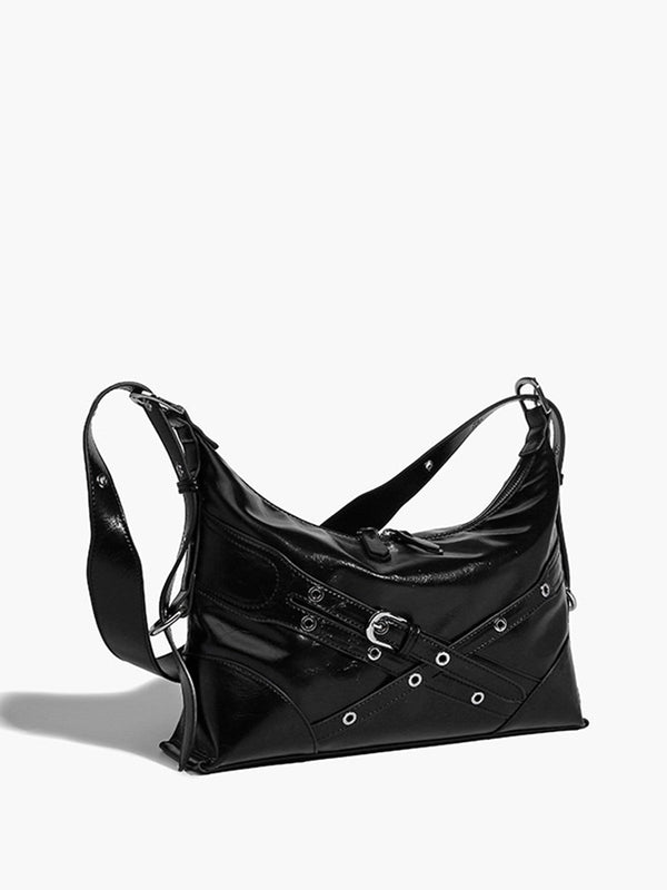 LOVEVVR Adjustable Strap Zipper Tote Bag