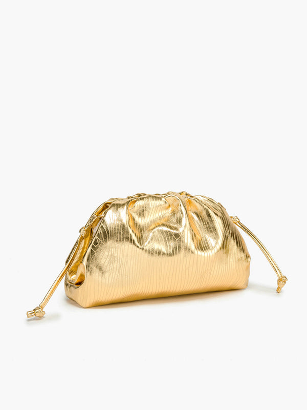 LOVEVVR Drawstring Golden Cloud Bag