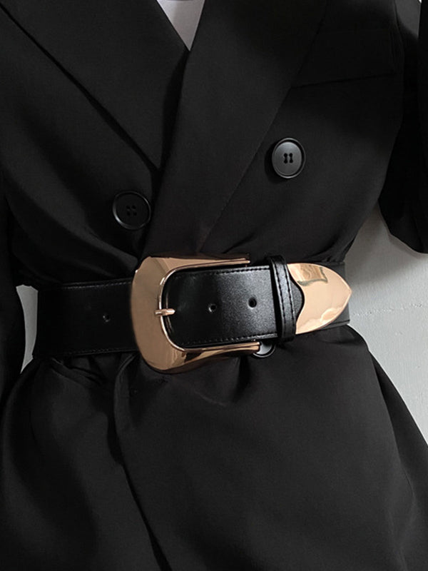 LOVEVVR Buckle Wide Belt