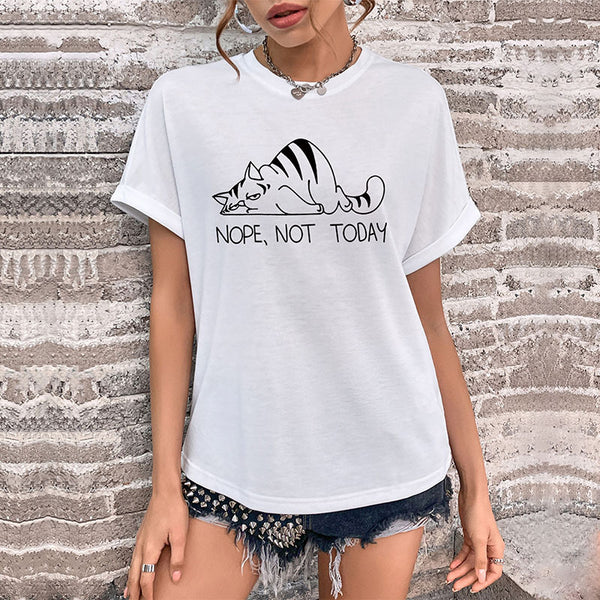 LOVEVVR New popular Summer 2025 Women's Clothing Crew Neck Solid Color Basic Top Guangzhou Short Sleeve T-Shirt